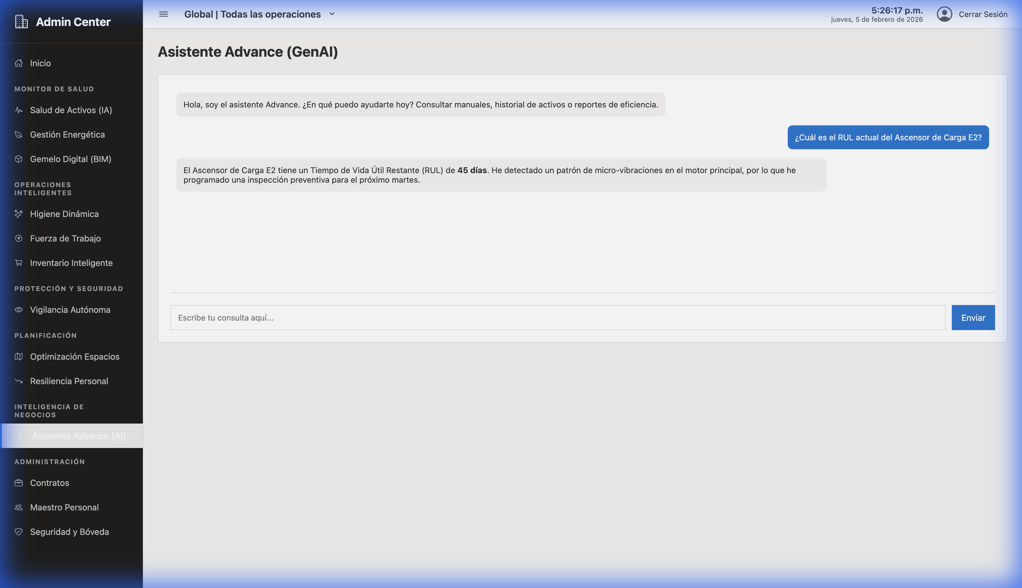 Asistente Virtual Advance