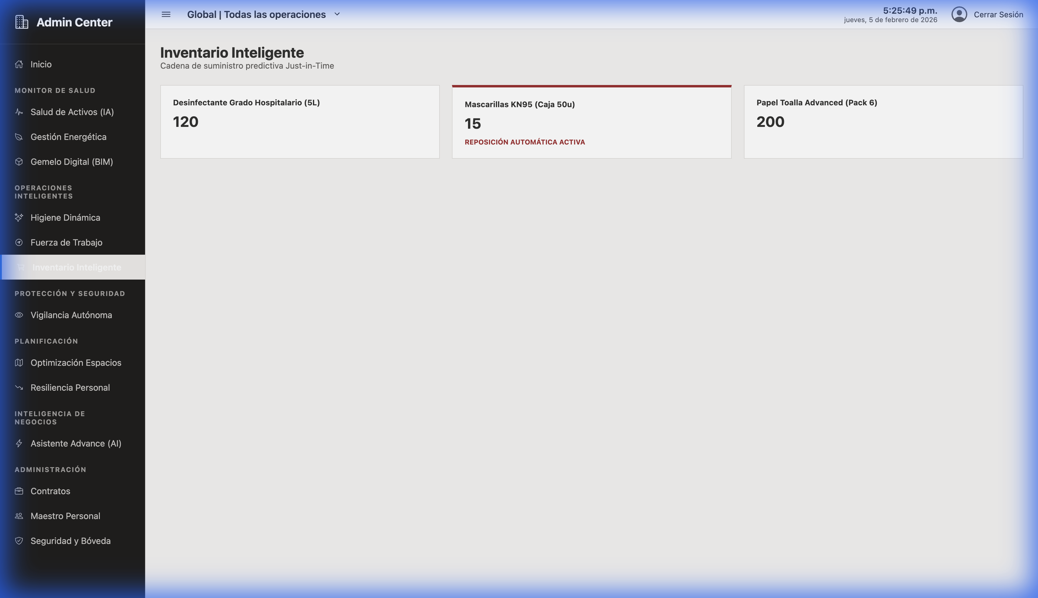 Inventario Inteligente JIT